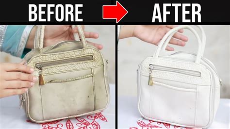 how to clean white fake leather bag|can you wash leather bags.